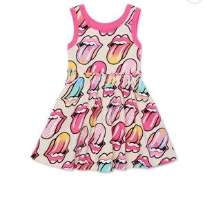 Rolling Stones Toddler Girls Tank Dress Size 4T Casual Summer Spring Skater
